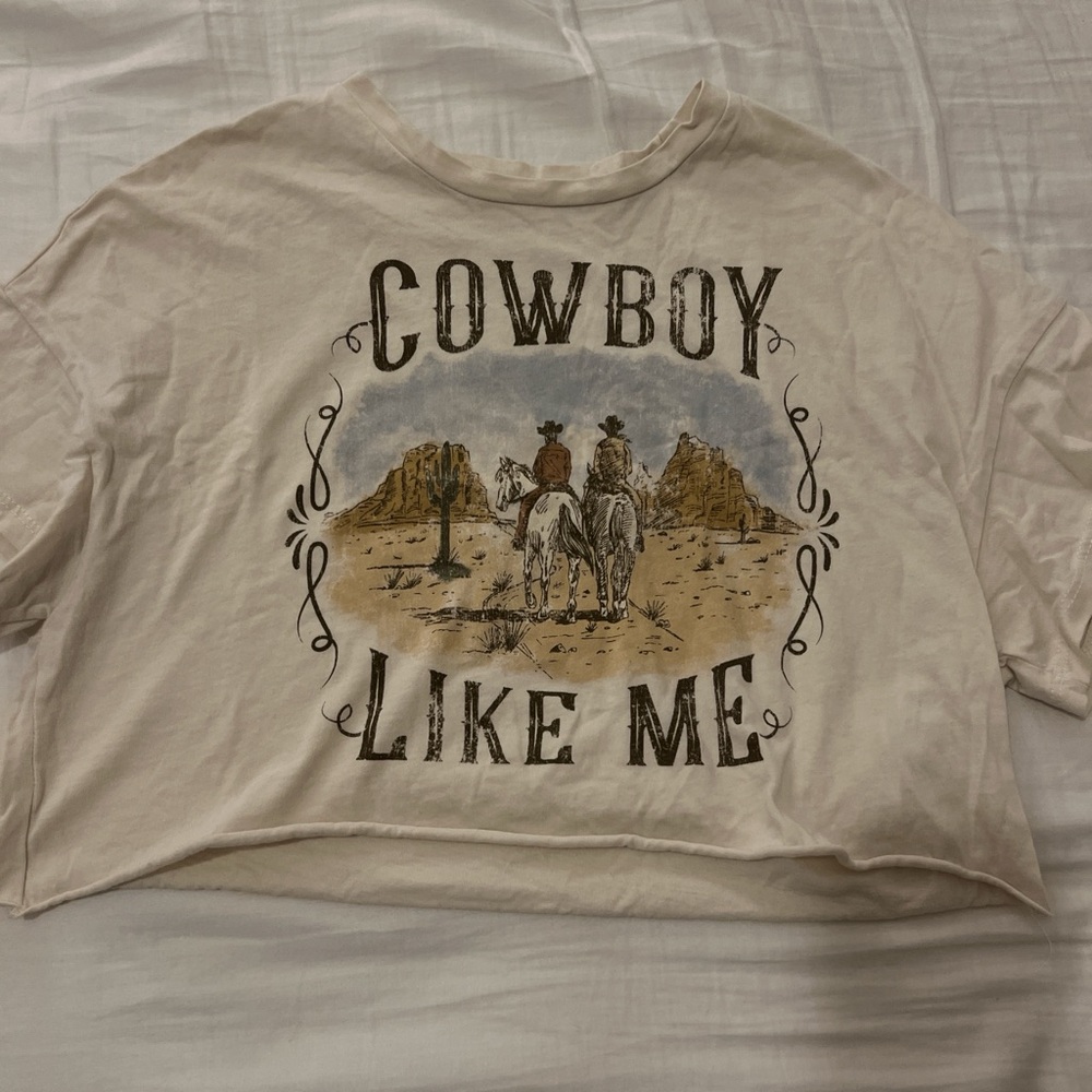 Altar'd State Cream Graphic Tee